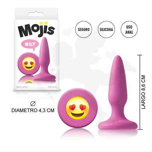 Joya anal aterciopelada con sonrisa