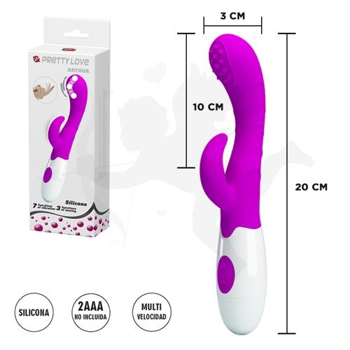 Estimulador de punto G con funcion de ondulacion y 7 vibraciones